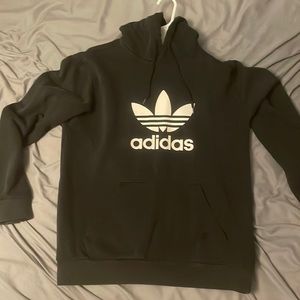 Adidas Mens medium black hoodie